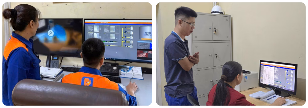 Kiểm soát chặt chẽ các thông số kỹ thuật trên tuyến ống để đảm bảo chất lượng nhiên liệu đầu vào.